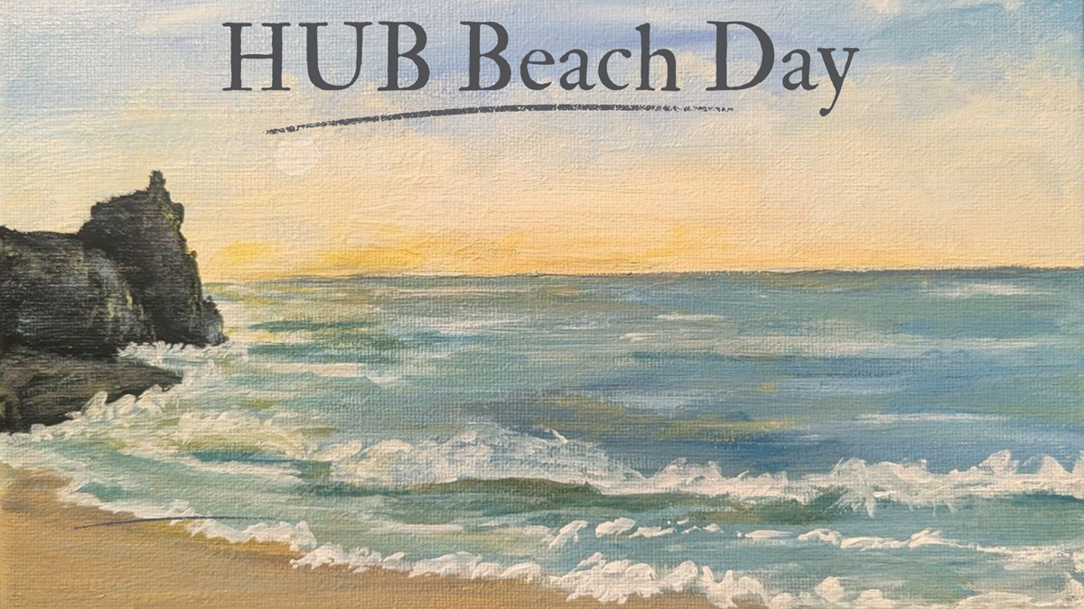 HFBC Event Artwork: HUB Beach Day