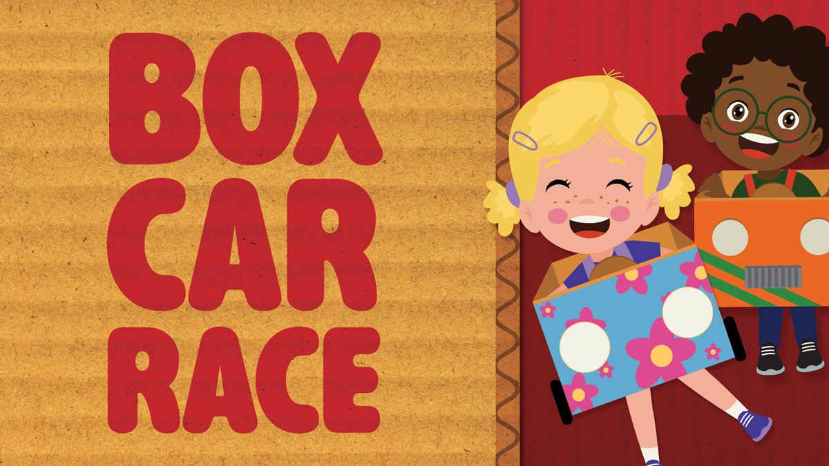HFBC Event Artwork: Preschool Box Car Race
