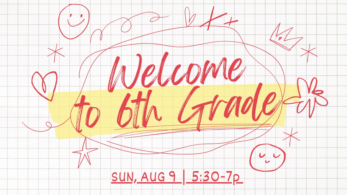 HFBC Event Artwork: 6th Grade Welcome Night