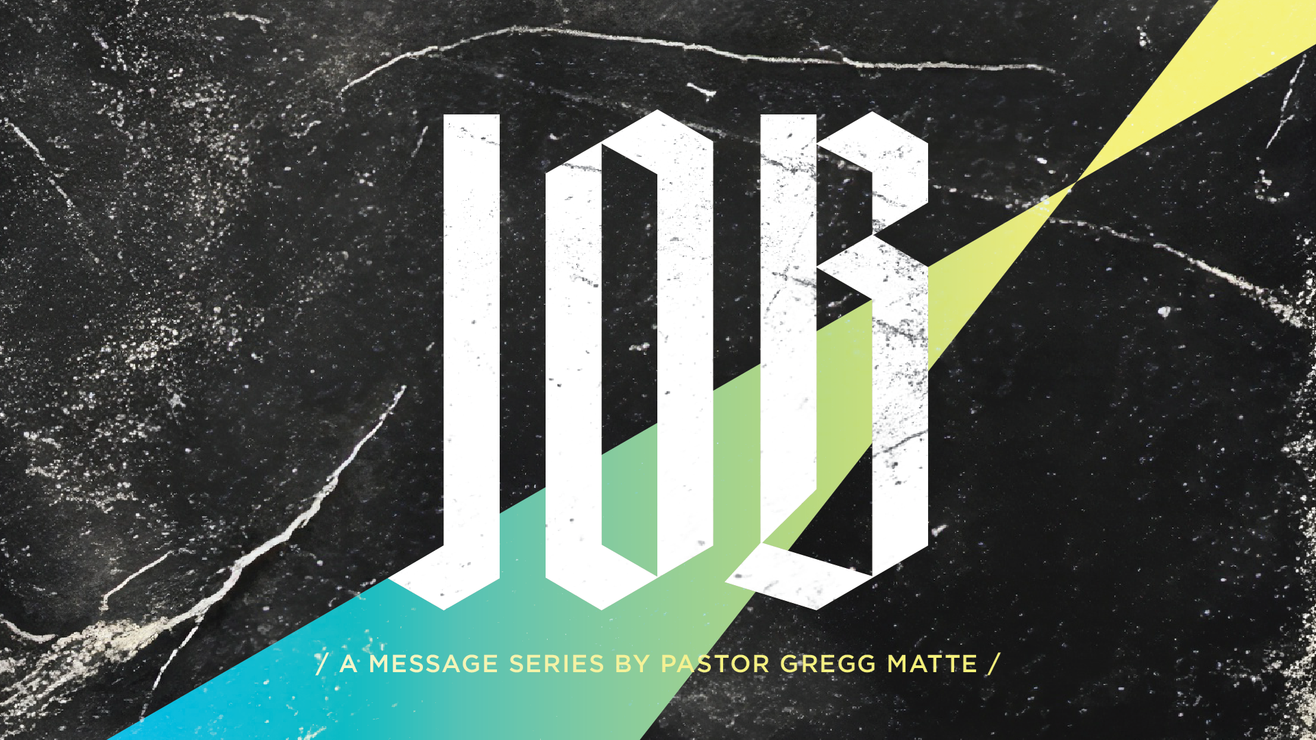 Houston's First Message: Be Encouraged by the Unseen (Job 1-2)